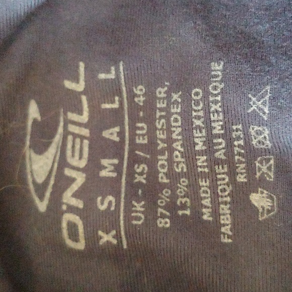 NWT O'Neill Premium Skins 6oz Long Sleeve Rash Guard Slate Blue Size XS - Picture 10 of 12